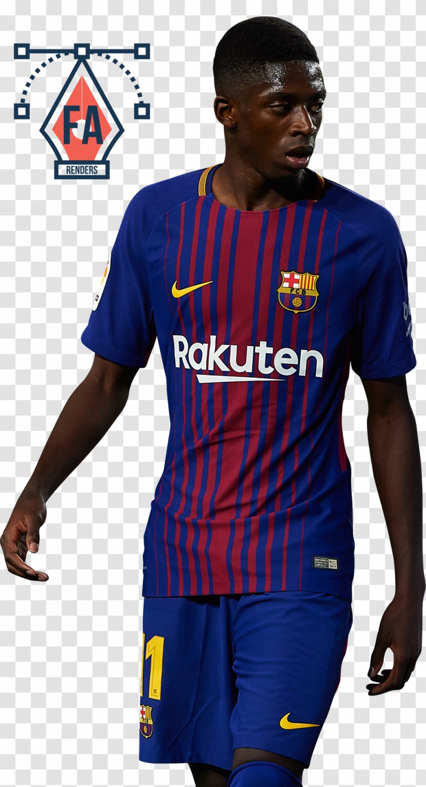 Ousmane Dembélé FC Barcelona Jersey Borussia Dortmund La Liga - France National Football Team - Dembele Transparent PNG