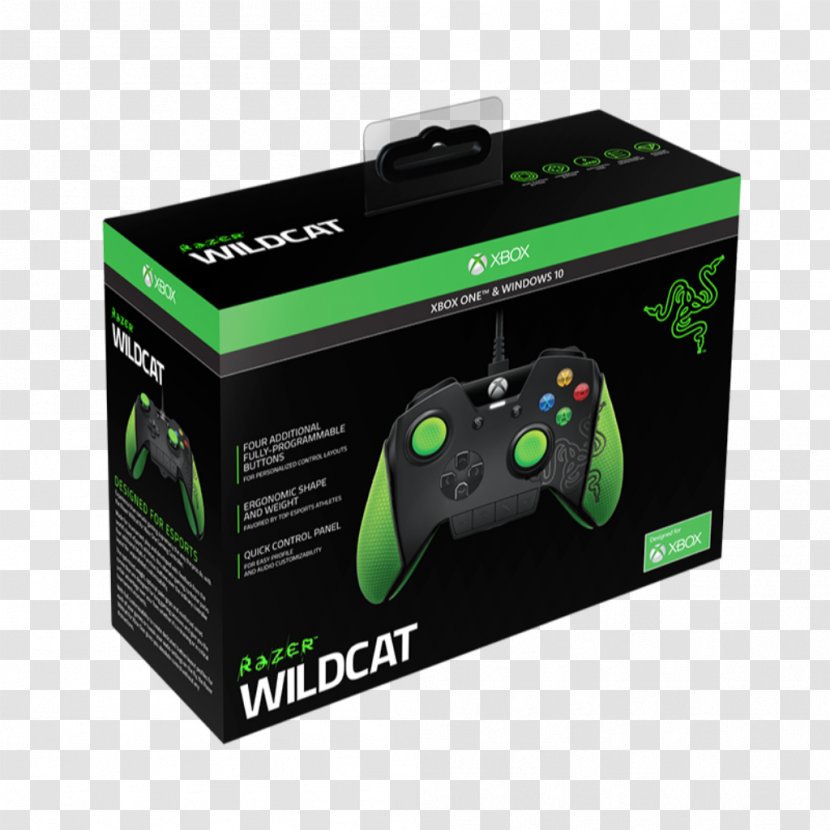 Razer Wildcat Xbox One Controller Game Controllers Inc. - Gamepad Transparent PNG