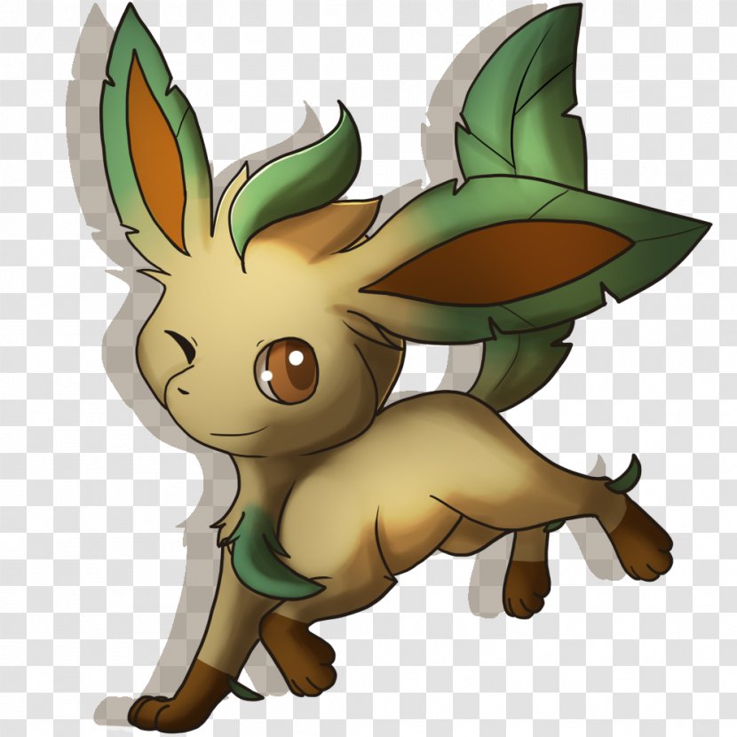 Leafeon Pokémon Rabbit Eevee - Canidae - Pokemon Transparent PNG