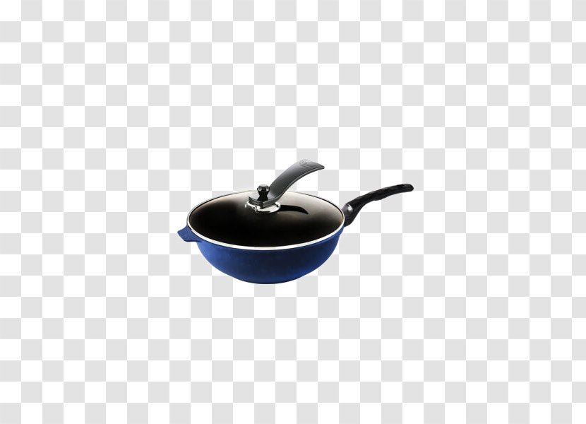 Frying Pan Wok Non-stick Surface Stock Pot JD.com - Induction Cooking - South Korean Imports Of Library Sapphire Series Nonstick Transparent PNG