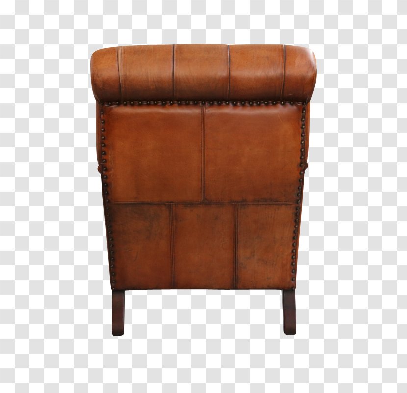 Club Chair Leather Wood Stain - Hardwood Transparent PNG