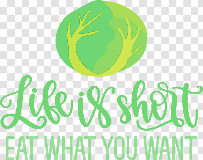 Logo Green Leaf Line Fruit Transparent PNG