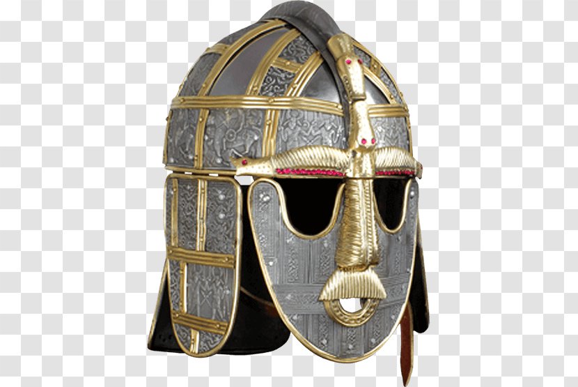 Sutton Hoo Helmet Coppergate Middle Ages - Mail Transparent PNG