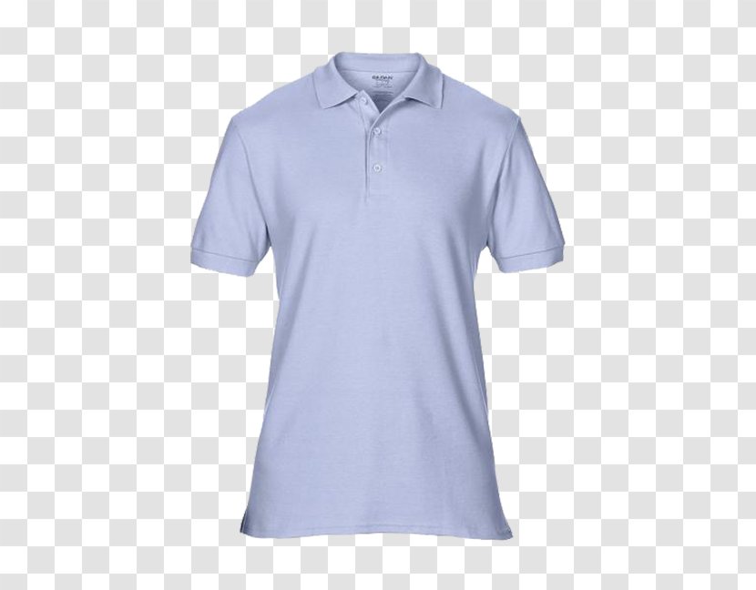 T-shirt Polo Shirt Gildan Activewear Piqué - T - Light Blue Transparent PNG
