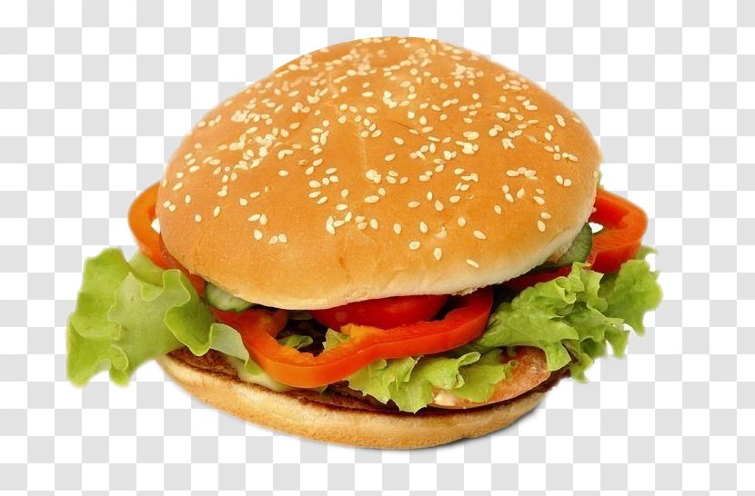 Cheeseburger Hamburger Whopper Hot Dog Fast Food - Patty - Vegetables Chicken Burger Transparent PNG