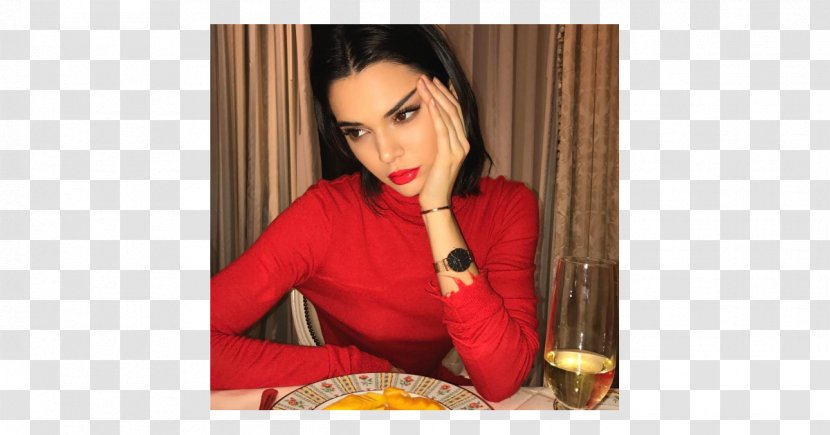 Kendall Jenner Los Angeles Celebrity Fashion Model - Watercolor - Kylie Transparent PNG