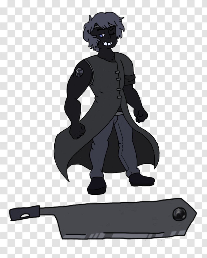 Character Silhouette Cartoon Headgear Fiction - Black M Transparent PNG