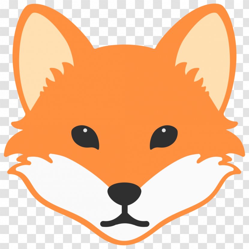 Emojipedia Fox Android Nougat Noto Fonts - Tail Transparent PNG