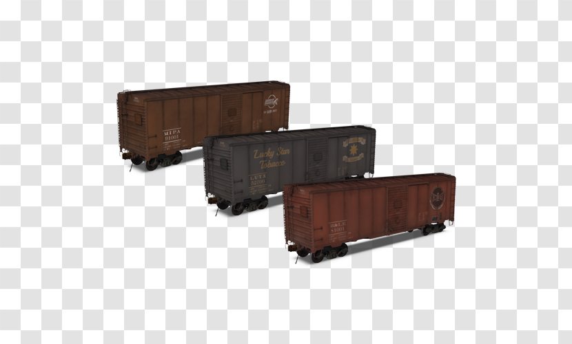 Railroad Car Locomotive Rail Transport Taxi Goods Wagon - Boxcar - Acf Boxcars Transparent PNG