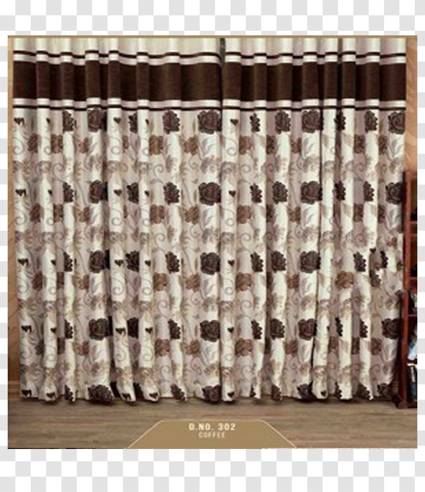 Window Treatment Curtain Coffee Textile - Tablecloth Transparent PNG