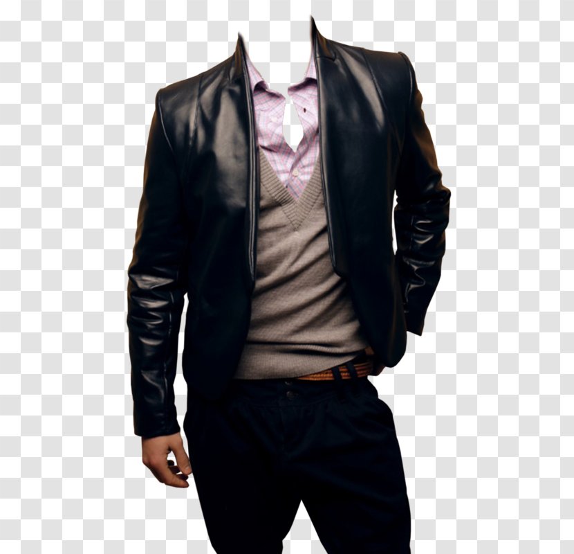 T-shirt Leather Jacket Sweater Fashion - Textile Transparent PNG