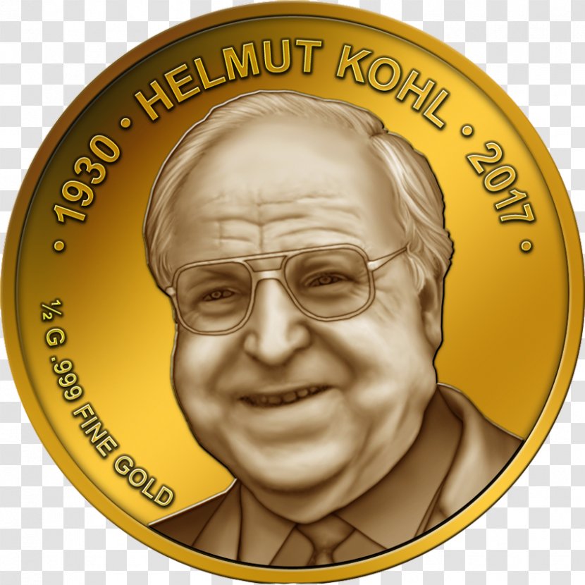 Helmut Kohl Gold Coin Franc Transparent PNG