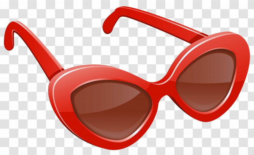 Sunglasses Eyewear Clip Art - Pink - Red Transparent PNG
