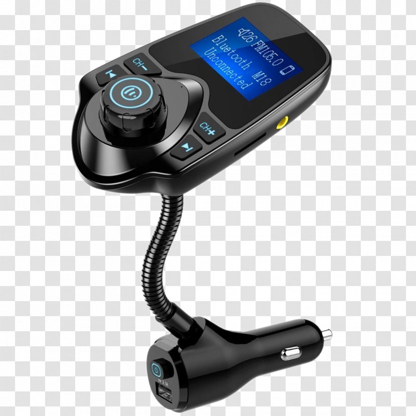 FM Transmitter Handsfree Frequency Modulation Wireless - USB Transparent PNG