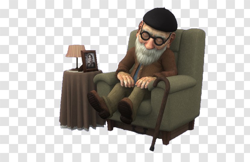 Short Story Grandfather Child Animaatio - Thought - Mount Transparent PNG