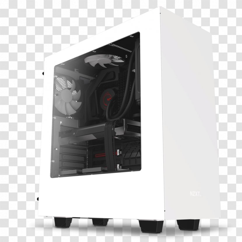 Computer Cases & Housings Nzxt MicroATX Dell - Mid Transparent PNG