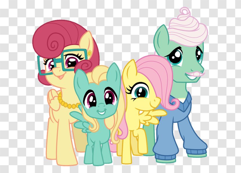 Fluttershy Pony Applejack Pinkie Pie Big McIntosh - Tree - My Little Transparent PNG