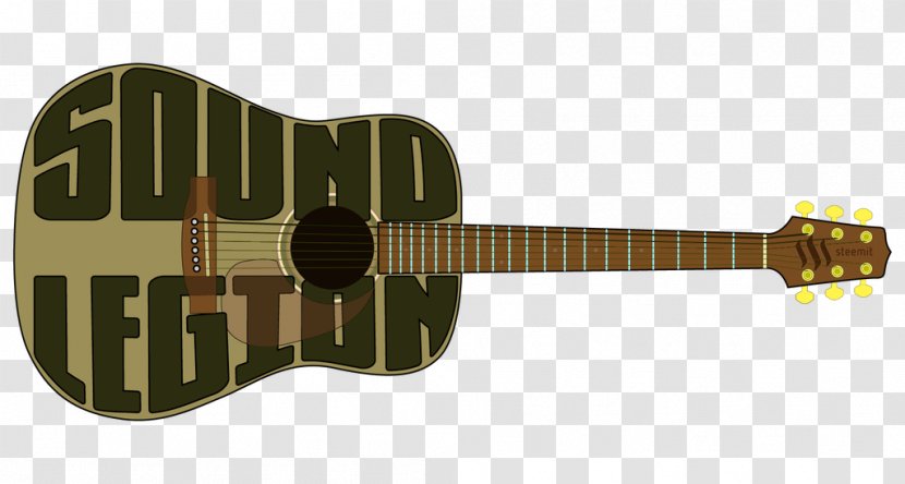 Acoustic Guitar Ukulele Acoustic-electric Tiple Cavaquinho - Silhouette Transparent PNG