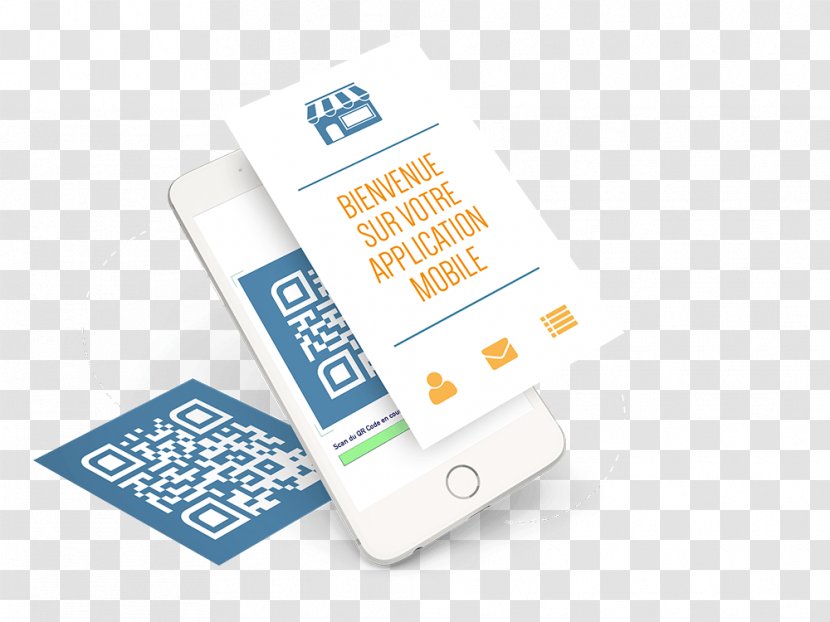 QR Code Smartphone Mobile Phones - Text - With A Two-dimensional Card Transparent PNG