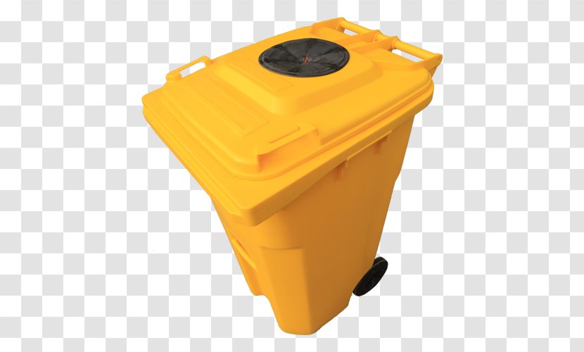 Rubbish Bins & Waste Paper Baskets Plastic Landfill Container - Orange Transparent PNG