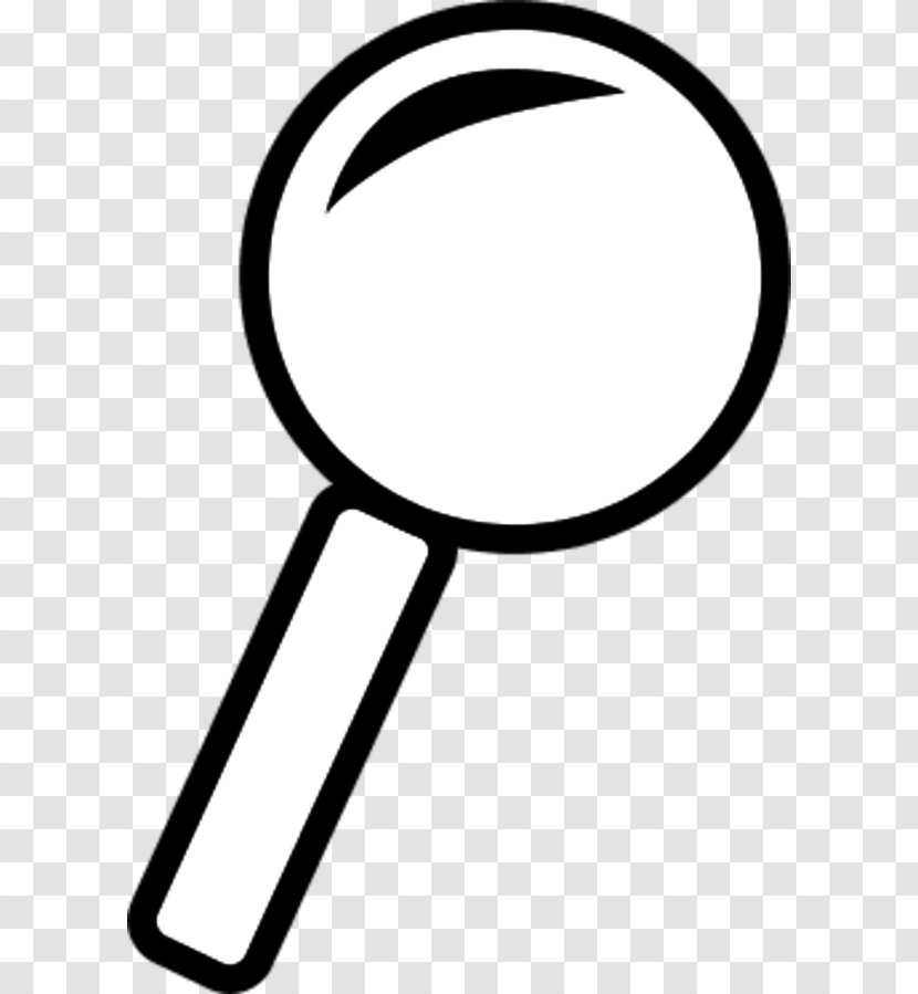 Magnifying Glass Clip Art - Text - On Transparent PNG