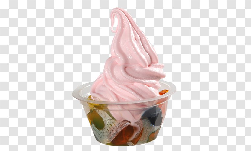 Ice Cream Cone Sundae Frozen Yogurt - Flavor - Pink Model Transparent PNG