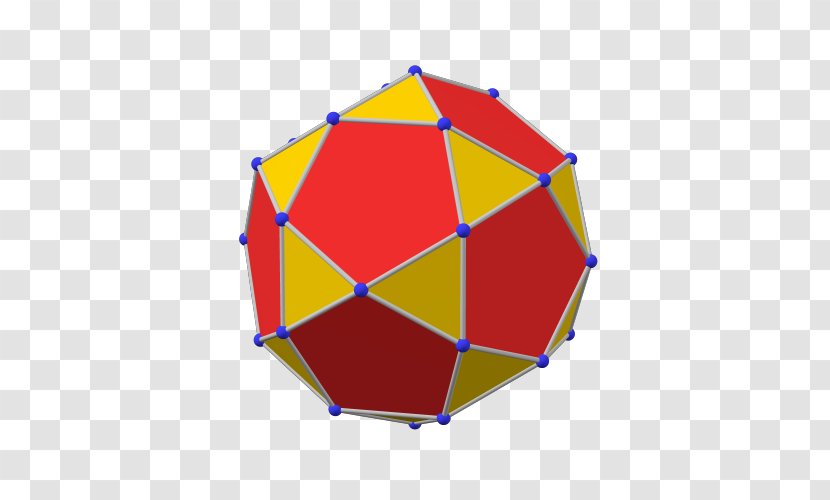 Polyhedron Icosidodecahedron Stellation Compound Of Dodecahedron And Icosahedron - Triangle - Face Transparent PNG
