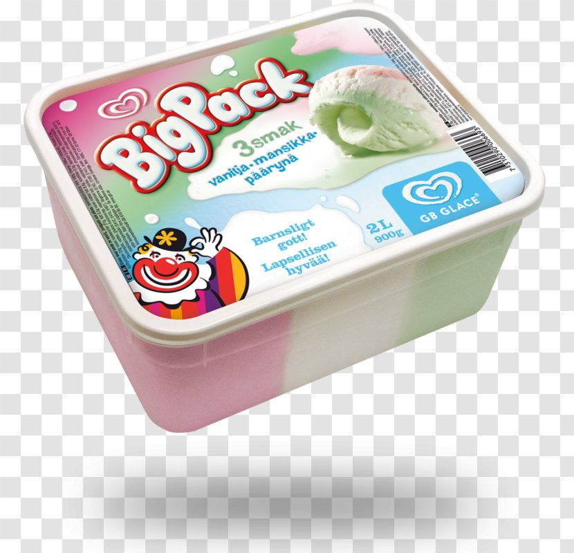 Ice Cream Dairy Products GB Glace Frozen Dessert Vanilla - Strawberry Transparent PNG