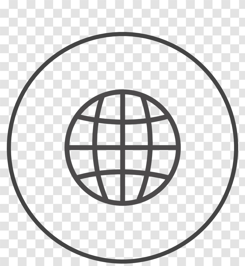 Logo Globe - Monochrome Photography - World Wide Web Transparent PNG