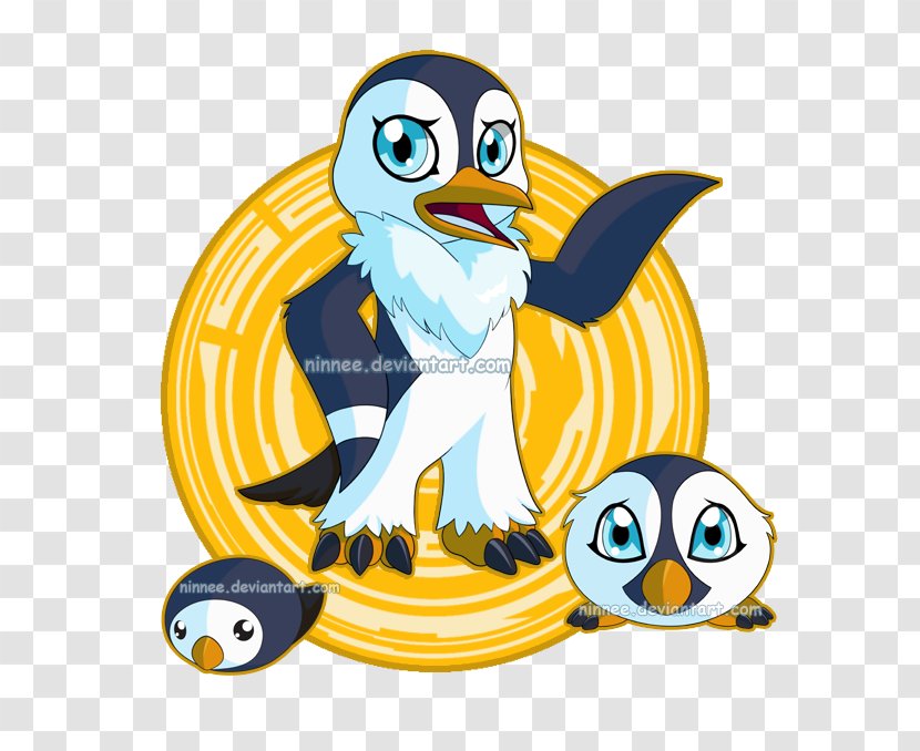 Penguin Gomamon Agumon Digimon Fan Art - Heart Transparent PNG