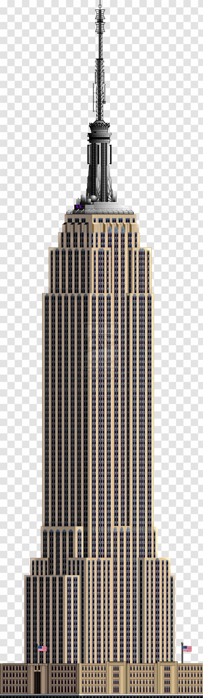 Empire State Building Chrysler Citigroup Center Clip Art Transparent PNG