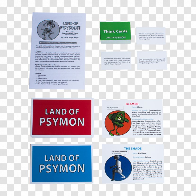 Land Of Psymon Board Game Child Playing Card - Cognitive Therapy Transparent PNG