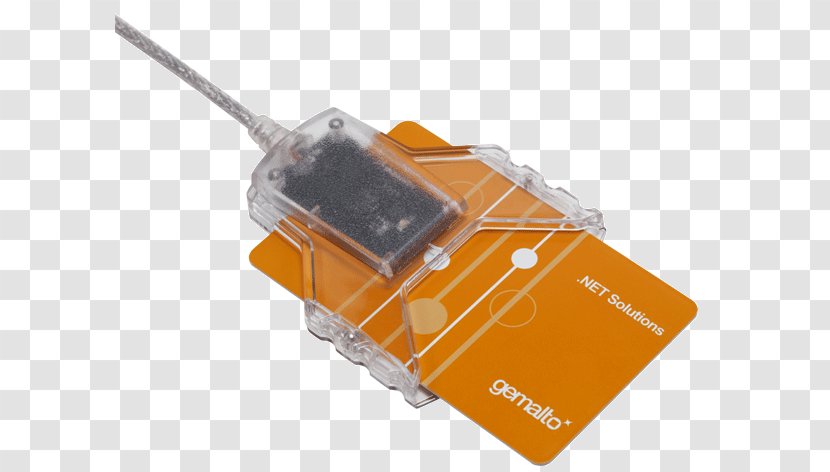 Security Token GEMALTO SA MB Smart Card Reader - Cable - USB Transparent PNG