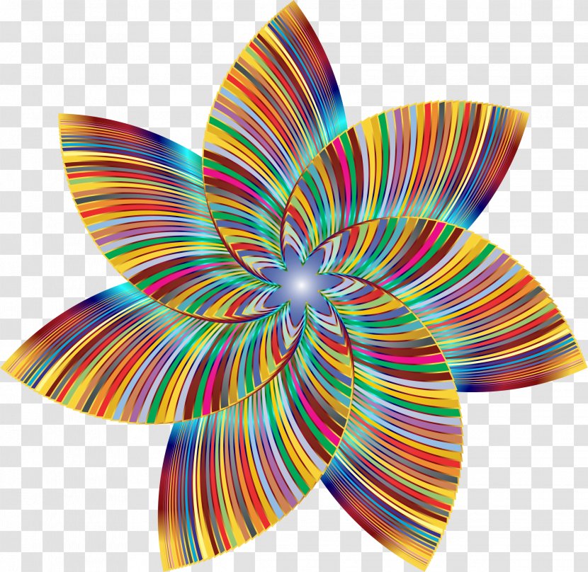 Line Art Color Flower Clip Transparent PNG