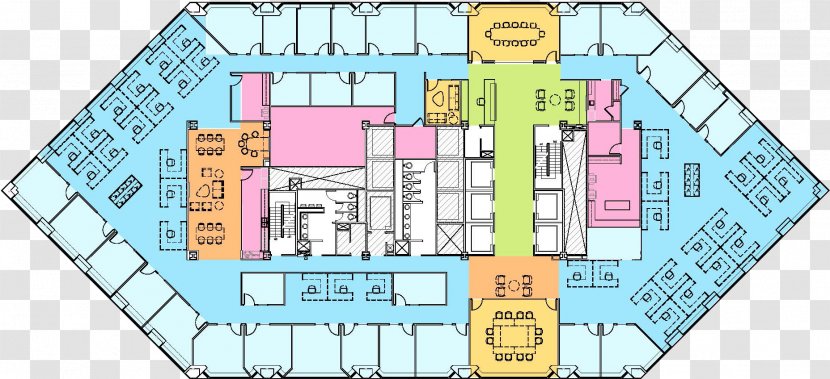 One America Tower Page Footer Floor Plan Header - Private Use Areas Transparent PNG