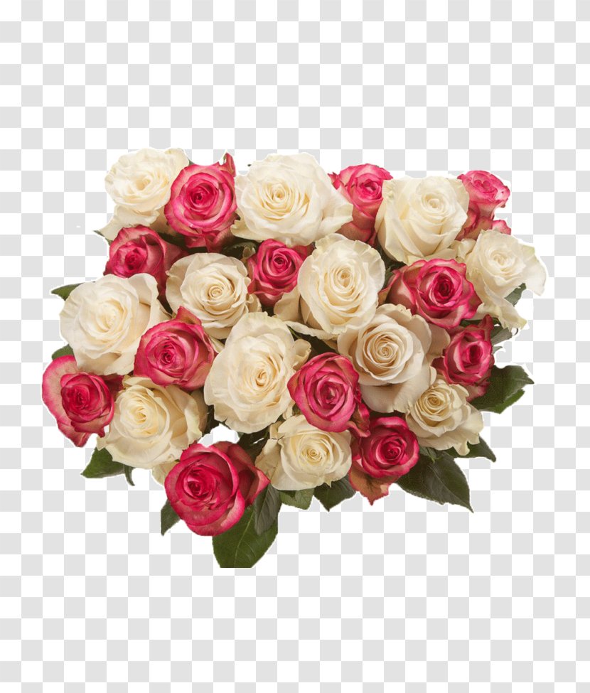 Flower Bouquet Rose Pink White - Fuchsia - Wedding Transparent PNG