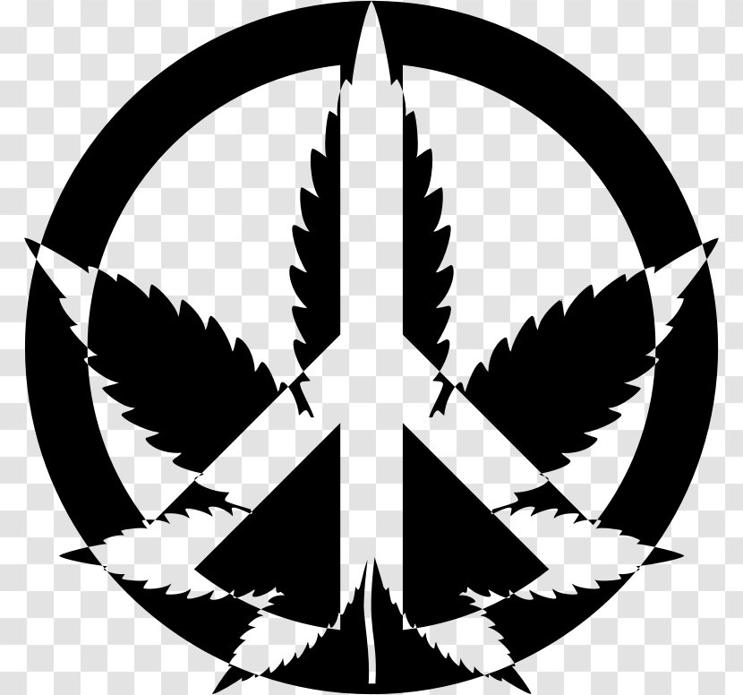 Cannabis Smoking Peace Symbols Legality Of - Substance Intoxication - Weed Transparent PNG