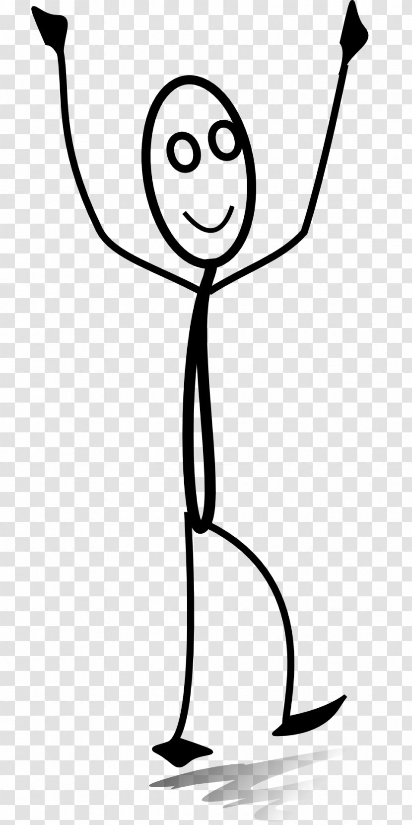 Stick Figure Drawing Clip Art - Happiness - Sticks Transparent PNG