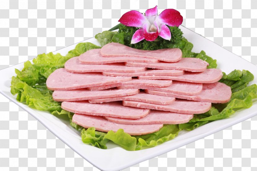 Bologna Sausage Ham Bacon Meat - Restructured Steak Transparent PNG