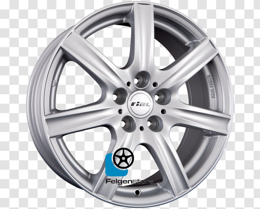 Alloy Wheel Autofelge Tire Rim - Rial Transparent PNG