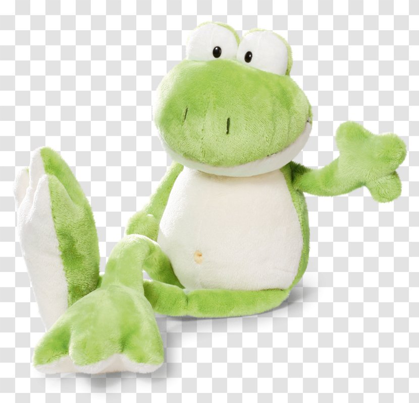 Stuffed Animals & Cuddly Toys NICI Jolly Sleepy Frog Plush Amazon.com - Amphibian - Toy Transparent PNG