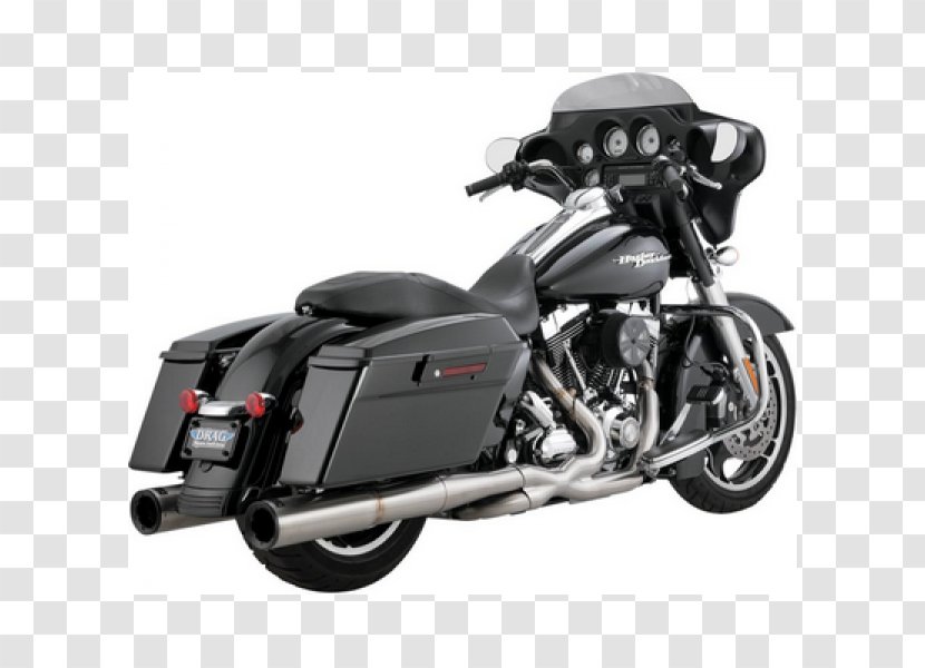 Exhaust System Harley-Davidson Touring Motorcycle Transparent PNG