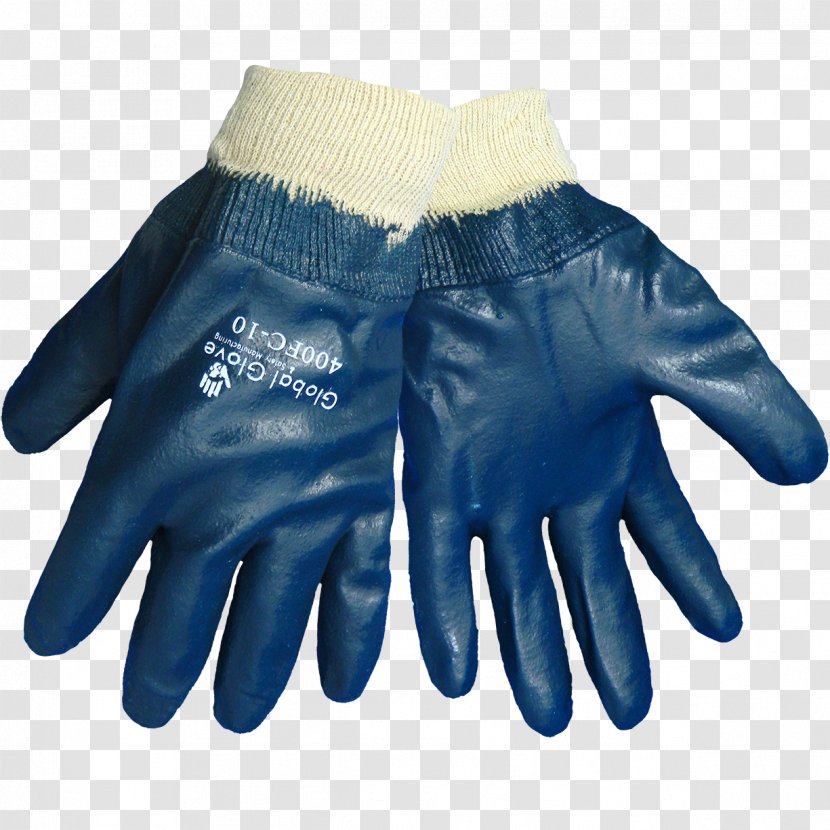 Cobalt Blue Glove Nitrile Interlock - Safety Transparent PNG