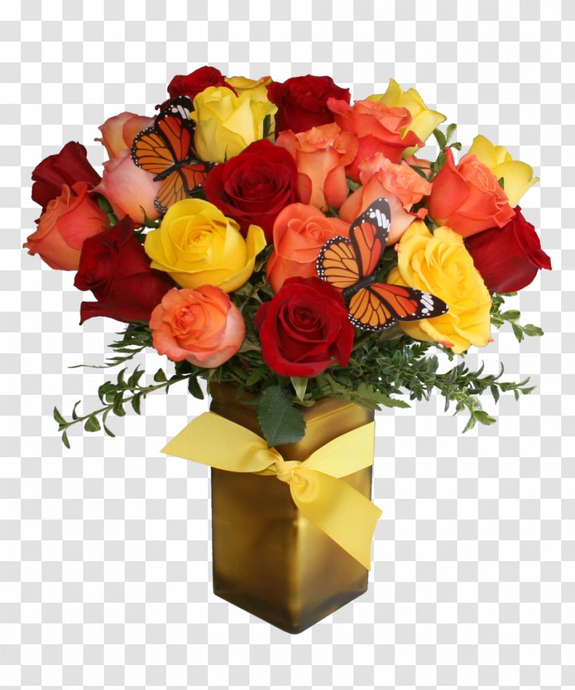 Garden Roses Dubai Floral Design Cut Flowers Flower Bouquet - Valentine S Day Transparent PNG