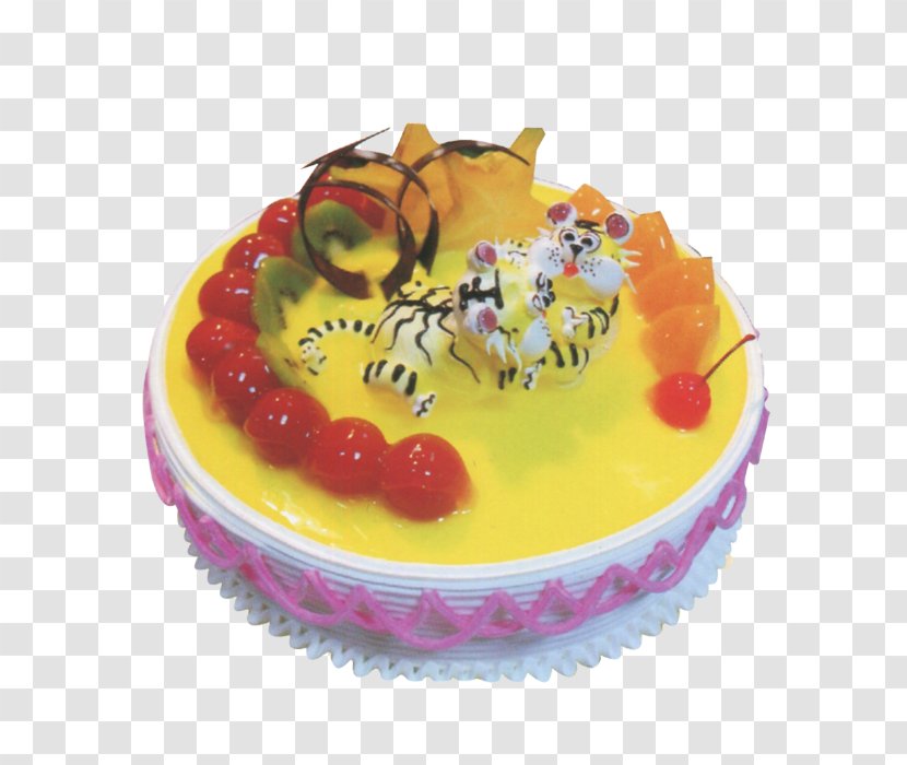 Birthday Cake Torte Fruitcake Chocolate Cream - Frozen Dessert Transparent PNG
