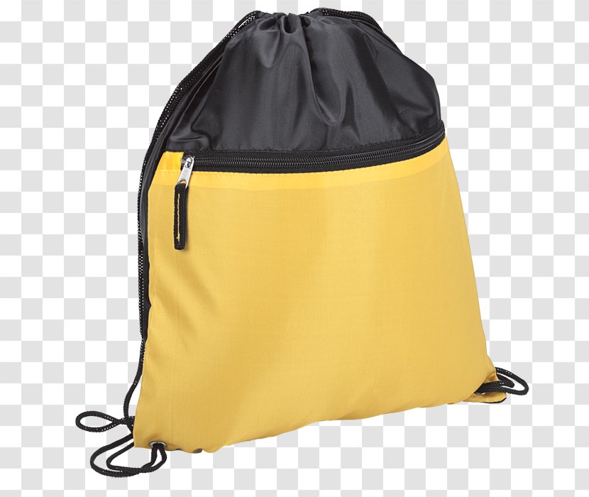 Bag Drawstring Textile Zipper Sport - Handbag Transparent PNG