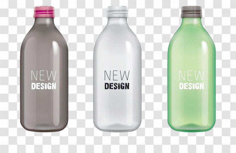 Plastic Bottle Water Glass - Product Design - Creative Transparent PNG
