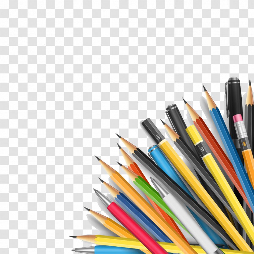 Paper Pen Eraser Learning - Pencil - Background Transparent PNG