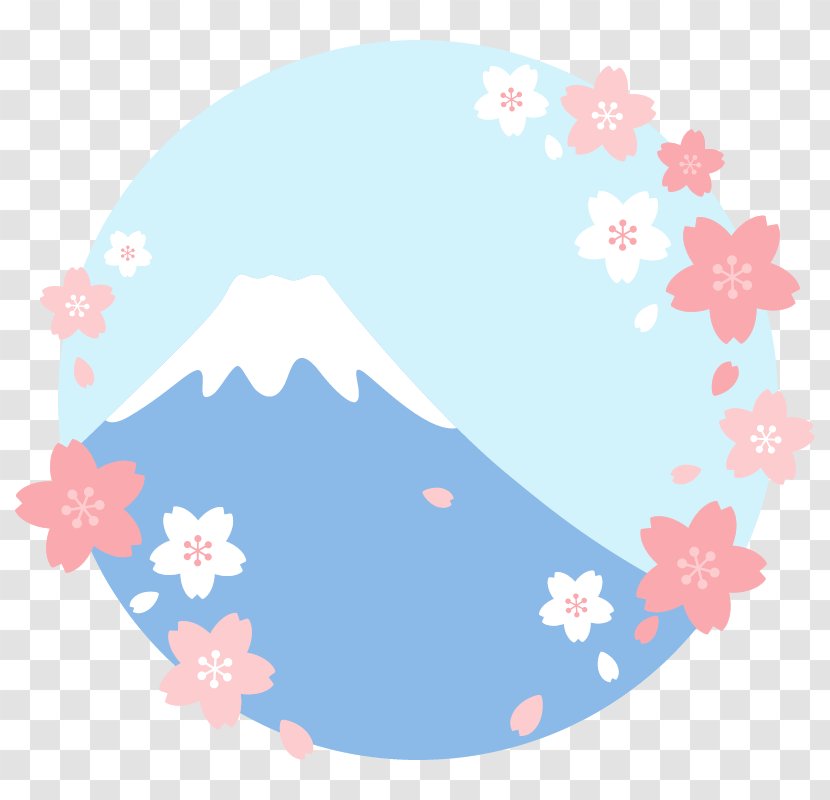 Mount Fuji Lake Kawaguchi Cherry Blossom Photography Clip Art Transparent PNG