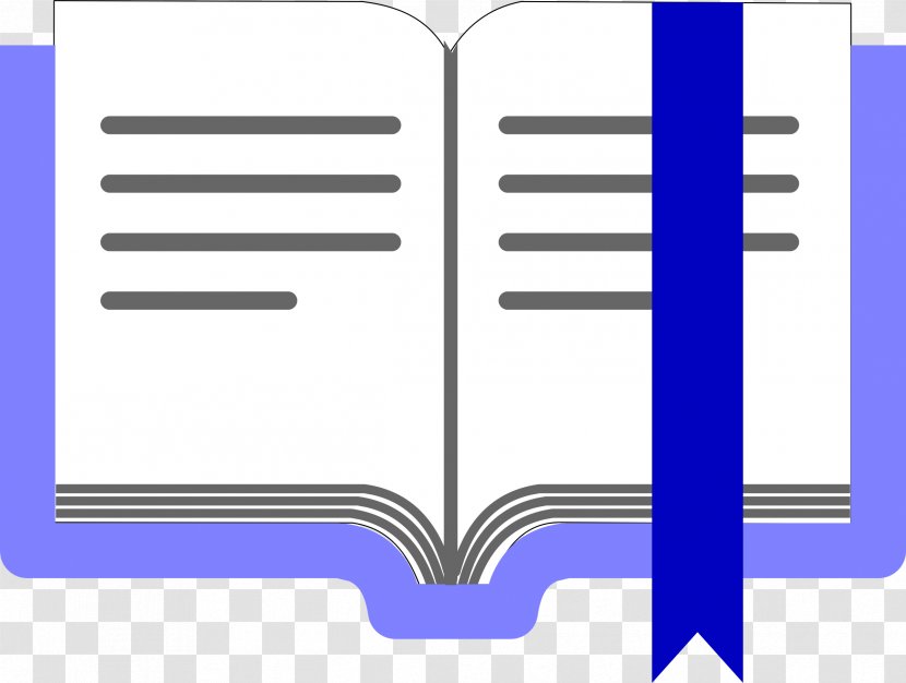 Bookmark Clip Art - Symbol - Open Book Transparent PNG